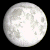Moon Phase = 0.4638 Full Moon
