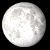 Moon Phase = 0.5675 Waning Gibbous