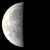 Moon Phase = 0.7741 Third Quarter